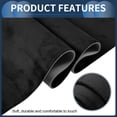thumbnail image 5 of Ofertas Únicas Tela de Suede 160G Tela de Revestimiento de Techo 120.08" L x 59.84" W Reemplazo de Reparación de Techo DIY con Respaldo de Espuma para Automóvil RV SUV Automotriz Negro 1 Pcs, 5 of 5