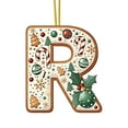 thumbnail image 5 of SDNall Christmas Tree Decorations, Christmas Tree Decoration 2D Acrylic Decoration Letter Pendant with 26 Letters Christmas Hanging Decoration Diy Crafts Christmas Home Decoration, 5 of 5