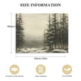 thumbnail image 2 of COMIO  Winter pine Christmas canvas wall art abstract winter forest landscape aesthetic poster nature wilderness northern print vintage country landscape suitable for living room, 2 of 5
