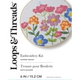 thumbnail image 2 of 6" Garden Fresh Embroidery Kit by Loops & Threads, 2 of 5