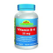 Nova Nutritions Vitamin B6 25 mg Supports Healthy Nervous System