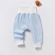 thumbnail image 2 of Odeerbi 3M-3Y Niños Niños Bloomeros de Algodón Pantalones Pantalones de Tapa Del Pañal Cute Pantalones de La Entrepierna Drop Sólido Pantalones, 2 of 5