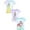 Multicolor, variant on Disney Princess Short Sleeve T-Shirt (Girls), 3 Piece Set, Sizes 2T-6X