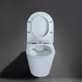 thumbnail image 6 of WinZo WZ5922 Modern Wall Hung Toilet Compact Design Mounted Water Closet Bowl White, 6 of 7