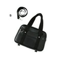 thumbnail image 3 of kurtrusly PU Shoulder Bag Waterproof For Student Laptop With Large Capacity Backpack Lightweight Travel Work black small  size, 3 of 6