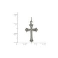 thumbnail image 3 of Gem & Harmony Sterling Silver Antiqued Cross Pendant Necklace with Chain for Women, 3 of 5