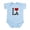 Sky Blue, variant on CafePress - I Love LA Infant Bodysuit - Baby Light Bodysuit, Size Newborn - 24 Months