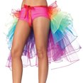 thumbnail image 2 of Jupe Longue Queue Multicolore Style Arc-en-Ciel pour Femme Lingerie Jupe Mini Jupe Bouffante Robe Tutu, 2 of 2