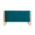thumbnail image 6 of Manhattan Comfort Trillium Velvet Upholstery Loveseat in Aqua Blue, 6 of 8