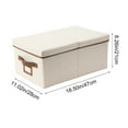 thumbnail image 3 of Kyursd Summer Home/Kitchen Organizers and Storage Special Offer！Home Clothing Storage Box Foldable Drawer Style Miscellaneous Clothing Wardrobe Storage Box, 3 of 7