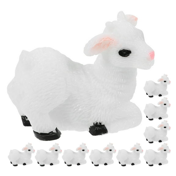MLINS  10 Pcs Inflatables Micro Landscape Sheep Ornament