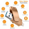 thumbnail image 2 of Clé USB Clé Photo pour iPhone Lecteur Flash pour iPhone PhotoStick Mobile pour iPhone Lecteur Flash USB Android, 2 of 6