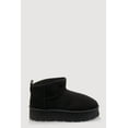 thumbnail image 2 of Women's Sherpa Lined Pull Tab Faux Suede Platform Ankle Boots, 2 of 3