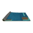thumbnail image 2 of Ahgly Company Indoor Rectangle Abstract Turquoise Blue Modern Area Rugs, 7' x 10', 2 of 4