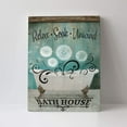 thumbnail image 5 of Bathroom Decor Canvas Wall Art Rustic Bathroom Sign Relax Print Paintings Vintage Bathtube Bathroom Art Wall Decor Dandelion Pictures Modern Home Artwork Decor For Bathroom Framed 12x16 Inch, 5 of 6