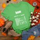 thumbnail image 2 of Camiseta de mujer, camisetas divertidas y bonitas de manga corta para otoño, camisetas de regalo de Acción de Gracias, blusa a juego de nutrición de Acción de Gracias Pompotops hfajkhk124282, 2 of 8