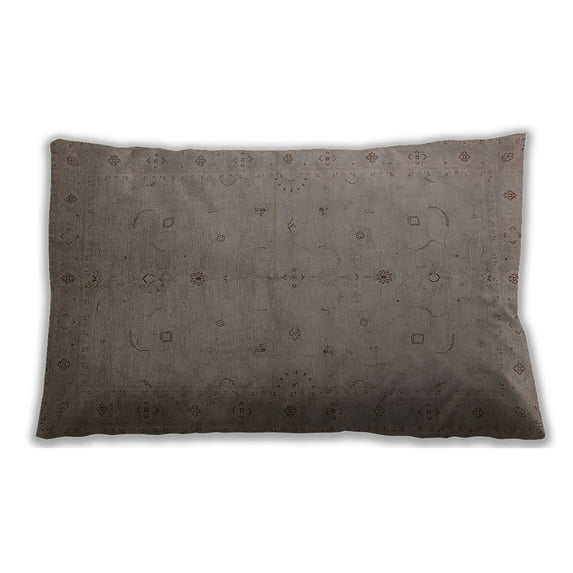 Ahgly Company Indoor Rectangular Mid-Century Modern Lumbar Throw Pillow, 13 inch by 19 inch