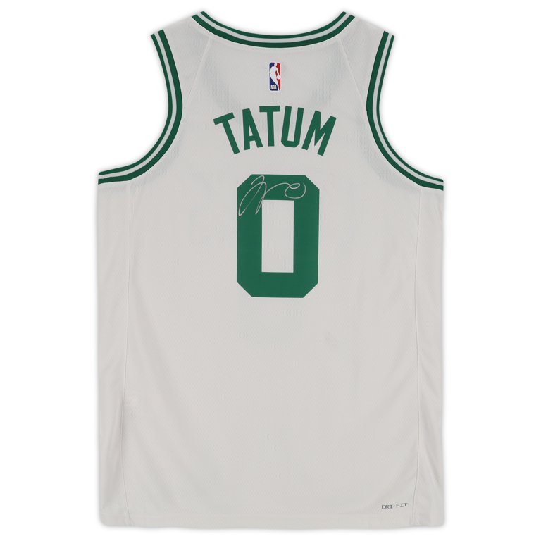 Jayson Tatum Boston Celtics Autographed Fanatics Authentic Player-Worn Navy  Jordan Shoes from the 2022-23
