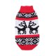 thumbnail image 1 of EeaseMX Suéter navideño de punto para mascota, con estampado de ancla, cuello alto, ropa adorable para cachorro, suministros para fiesta de disfraces de invierno para mascotas, talla M (rojo), 1 of 7