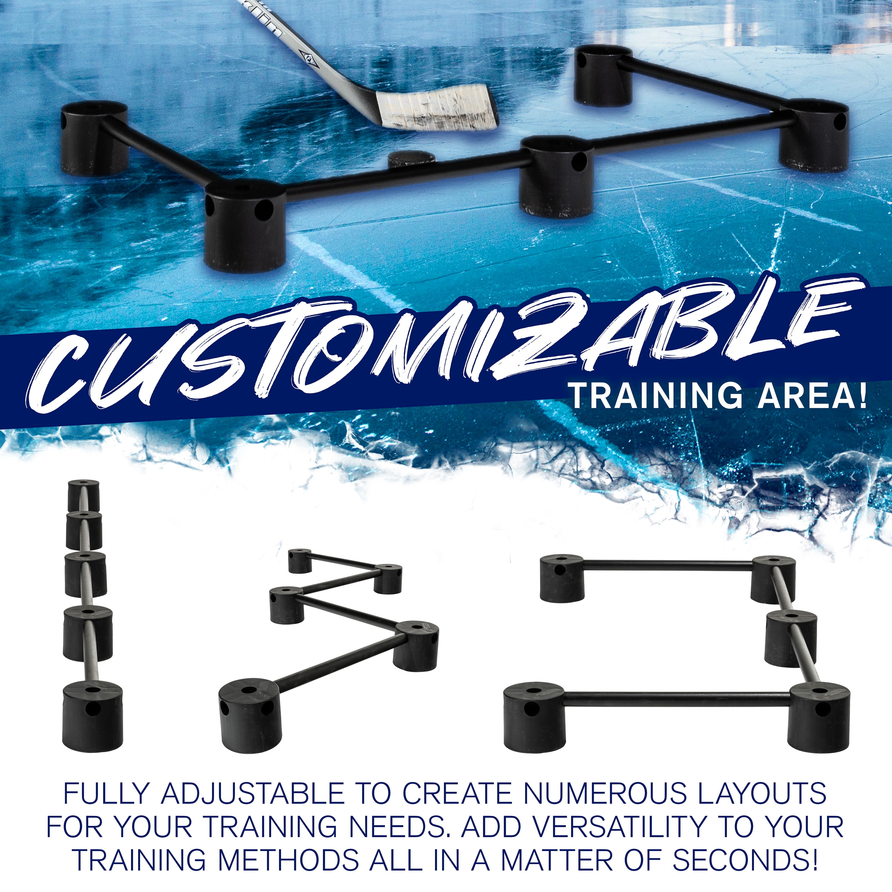 Franklin Sports Hockey and Ice Hockey Sport Training Aid and Franklin Sports NHL Street Roller Hockey Puck