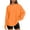 Orange, variant on TKLPEHG Womens Oversized Long Sleeve T Shirts Fashion Basic Crewneck Tee Fall Tops Casual Workout Y2K Clothes (Hot Pink,M)