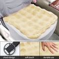thumbnail image 3 of Funda para Asiento Inferior de Coche Única Bargains Beige Algodón Cuadrícula Universal para Coche SUV Camión 2 Pcs, 3 of 7