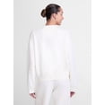 thumbnail image 5 of Athletic Works Women's and Women's French Terry Cardigan with Long Sleeves, Sizes XS-4X, 5 of 7