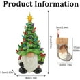 thumbnail image 7 of Lighted Christmas Gnome Tree, Ceramic Christmas Tree Gnome, Ceramic Christmass Trees That Light up, Faceless Old Man Trees with Multicolored Lights, Mini Xmas Holiday Decor, 7 of 7