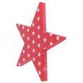 thumbnail image 4 of 4th Of July Decorations, Wooden Star Patriotic Style  For Ornaments, 4 of 8