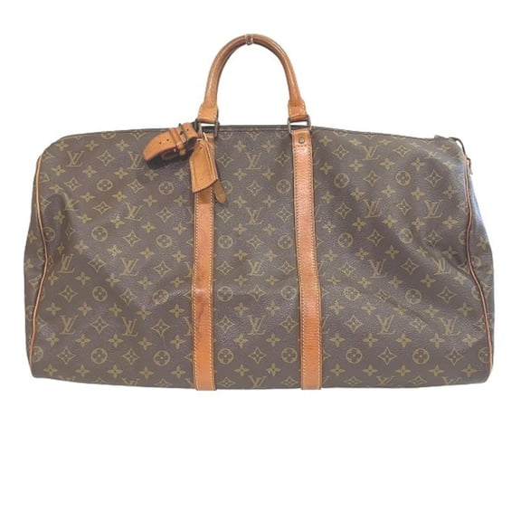 Pre-Owned Louis Vuitton Monogram Keepall 55 M41424 Handbag Boston Bag for Men and Women