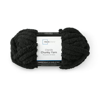 Chunky Knit Chenille Yarn, Super Soft Acrylic Bulky Thick Washable