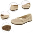 thumbnail image 5 of Womens Slip on Loafers Walking Shoes Comfortable Casual Beach Travel Ballet Flats Non Slip Work Dress Shoes, 5 of 8