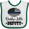 thumbnail image 3 of Inktastic Law Enforcement Sheriff Baby Deputy Boys or Girls Baby Bib, 3 of 4