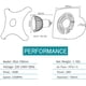 thumbnail image 4 of Extractores de aire de 6", extractor de aire de pared o techo con persiana trasera, extractor de aire LED para baño y dormitorio (B-150 mm), 4 of 5