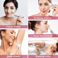 thumbnail image 2 of Hoeylife 4 in 1 Electric Razors for Women, Electric Shaver for Women, Pubic Hair Trimmers,Lady Electric Bikini Shaver, Wet Dry Bikini Trimmer for Face Nose Arms Legs Pubic, 2 of 8
