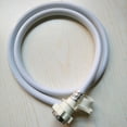 thumbnail image 3 of Pvc Washing Machine Hoses PVC Washing Machine Water Inlet Pipe With Steel Connector Extension Tube Washing Machine Hoses For Water Injection 2m/78.7in, 3 of 5