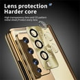 thumbnail image 3 of Nalacover for Samsung Galaxy Z Fold 4 Aluminum Metal Folding Case, S Pen Holder Hinge Protection Screen Film Cover with Hidden Bracket Plating Case for Samsung Galaxy Z Fold 4,Gold + Dark Gold, 3 of 7