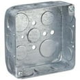 thumbnail image 3 of Steel City 52151-1/2-3/4 Pre-Galvanized Steel Square Box with 1/2-Inch and 3/4-Inch Knockouts, 3 of 3