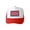 Red, variant on Trucker Mesh Vent Snapback Hat, UK 3D Patch Embroidery Black
