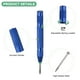 thumbnail image 2 of Uxcell 2-Pack Punzón Automático, 5.2" Herramienta de Punzón de Clavo de Acero de Alta Velocidad Cargada por Resorte para Placa de Acero/Tablero de Madera/Vidrio[Azul], 2 of 7