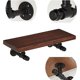 thumbnail image 3 of grid cool Pipe Bracket, Industrial Style Wall Shelf Bracket, Black Bracket, Decorate Kitchen, Living Room, Bedroom, Office., 3 of 5