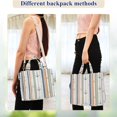 thumbnail image 4 of FORMRS Womens Corduroy Tote Bag Crossbody Shoulder Handbag with Pocket, Nautical Pattern, 4 of 7