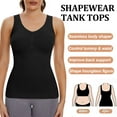 thumbnail image 2 of MANIFIQUE Shapewear Camisole with Built-in Pad Bra for Women Tummy Control Seamless Compression Tank Tops, 2 of 7