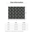 thumbnail image 5 of Yiaed Daisies Flowers Print Blanket Throw Blanket Soft Cozy Flannel Blanket for Home Bed Sofa Couch Chair-60"x50", 5 of 6