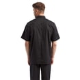 thumbnail image 3 of Artisan Collection by Reprime RP656 Short Sleeve Recycled Chef Coat-Black-S, 3 of 3