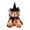 Beige, variant on Orange Plush Halloween Teddy Bear Toy Whimsical Decorative Ornament For Home Holiday Decor