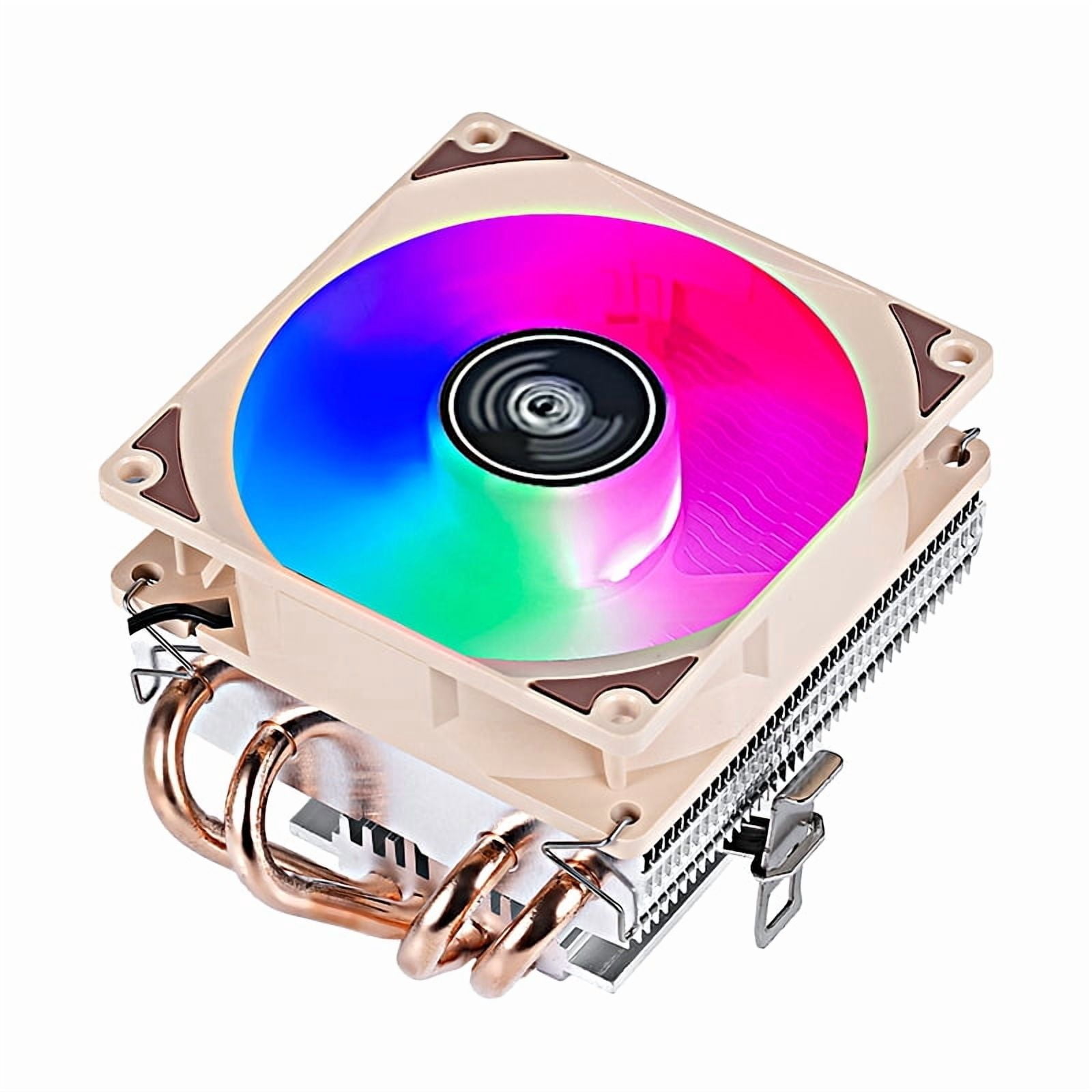 Air-cooled CPU Cooling Fan 4 Heat Pipe PC Cooler Processor Suitable For Installing LGA775 115x 1200 1700 1356 1366 i3 i5 i7 AMD