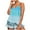 Light Blue, variant on Iyufng Womens Cami Pajama Sets,Loungewear Camisole Pajamas Set,Lounge Outfits Sleeveless Printed Thin Camisole Pajamas Cami Shorts Set Nightwear,Pajama Sets for Women 2 Piece,S-XXL