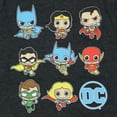 thumbnail image 2 of DC Comics Boys' Justice League Team Up Big Eyes Long Sleeve T-Shirt, 2 of 5