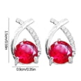 thumbnail image 3 of Fiudx Pendientes de Sirena con Diseño de Tachuelas Colgantes de Circonita, Material Apto para Oídos Sensibles, Estilo Único y Brillante, Regalo Perfecto para Tus Seres Queridos, Accesorio de Moda par, 3 of 4